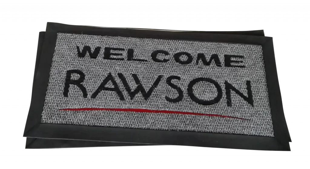 Rawson wekcome logo mat
